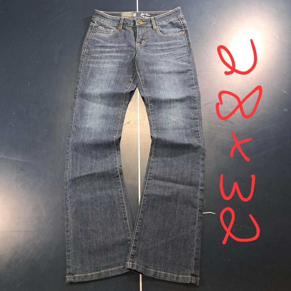 Warehouse Women's Navy and Blue Jeans